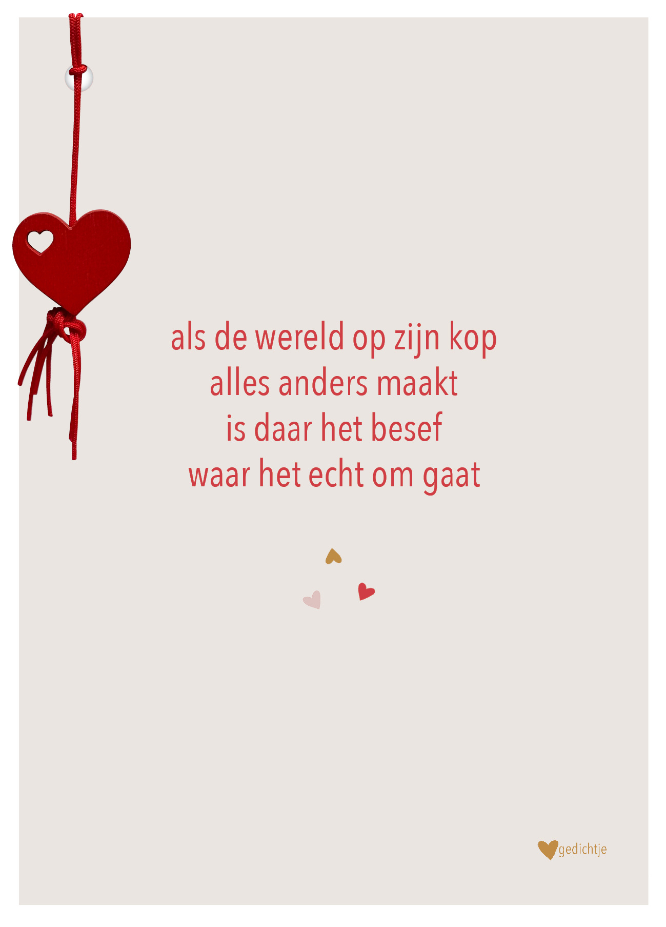 Postkaart incl. geluksbedel 6 st.-1