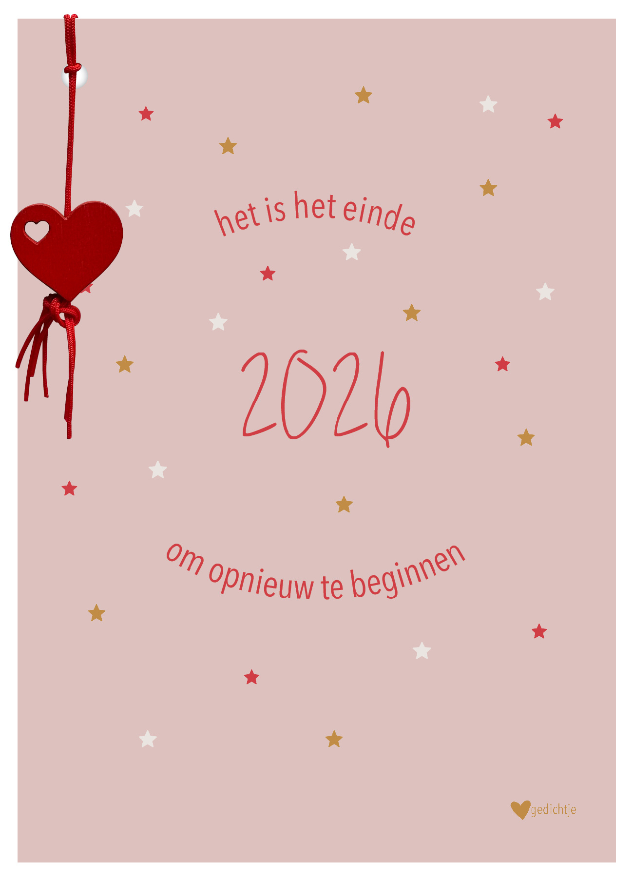 Postkaart incl. geluksbedel 6 st.-1