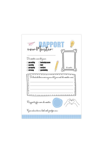 Rapport Meester 5 st.