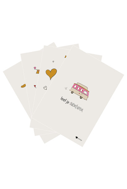 Complete serie 16 motieven