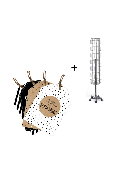 Vloerdisplay met serie 42 motieven