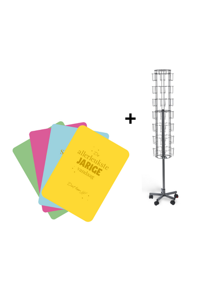 Vloerdisplay met serie 42 motieven