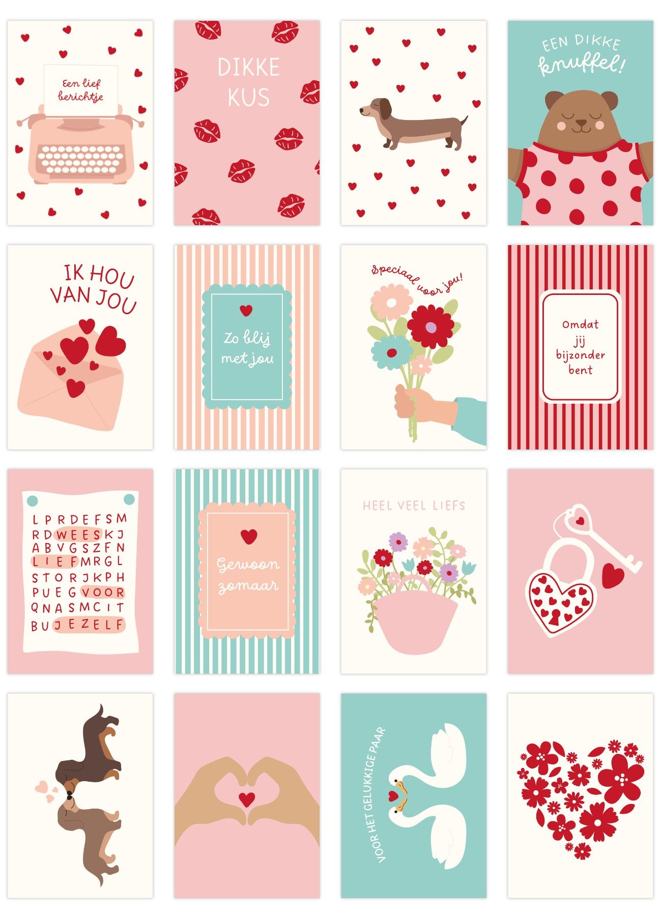 Complete serie 16 motieven excl. display-2