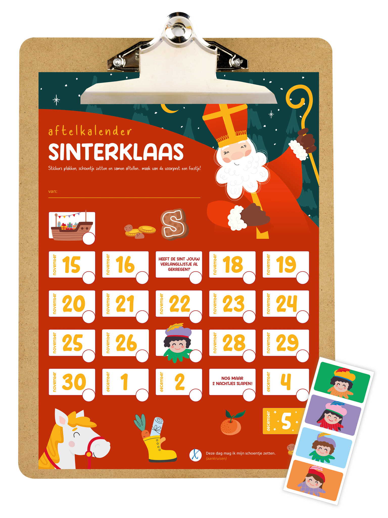 Aftelkalender A4 5 st.-3