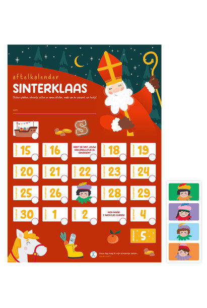 Aftelkalender A4 5 st.
