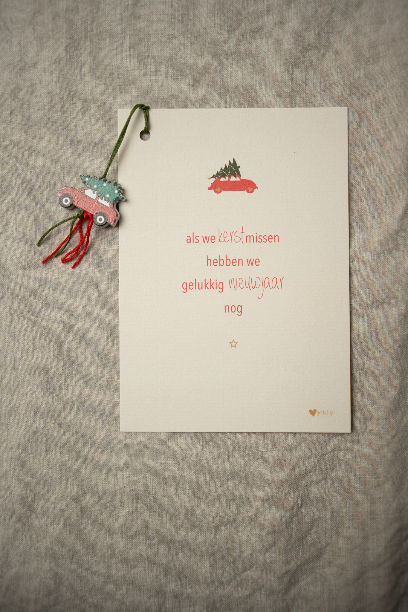 Postkaart incl. geluksbedel 3 st.-2