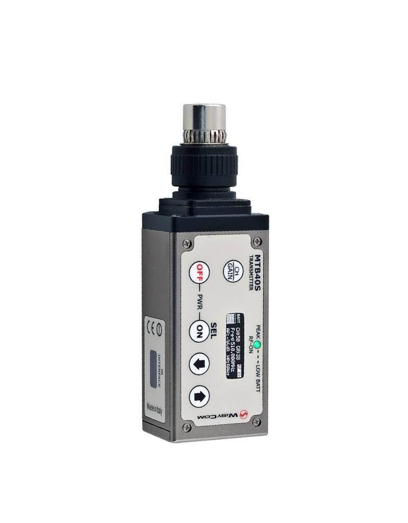 Wisycom MTB40S - Aufstecksender mit P48 Speisung