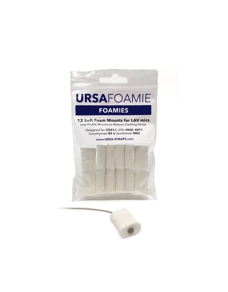 URSA Foamies 12 Pack  Soft Foam Mounts For Wireless Mics