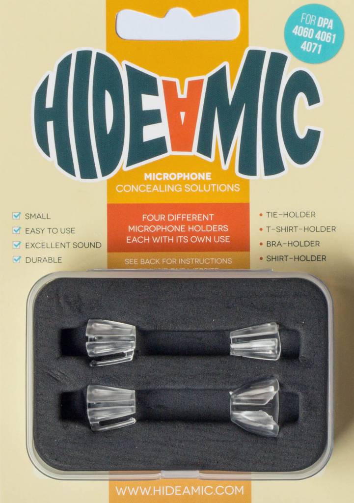 Hide-a-mic 4er-Set - Einbauhilfe für DPA 4060/4061/4071