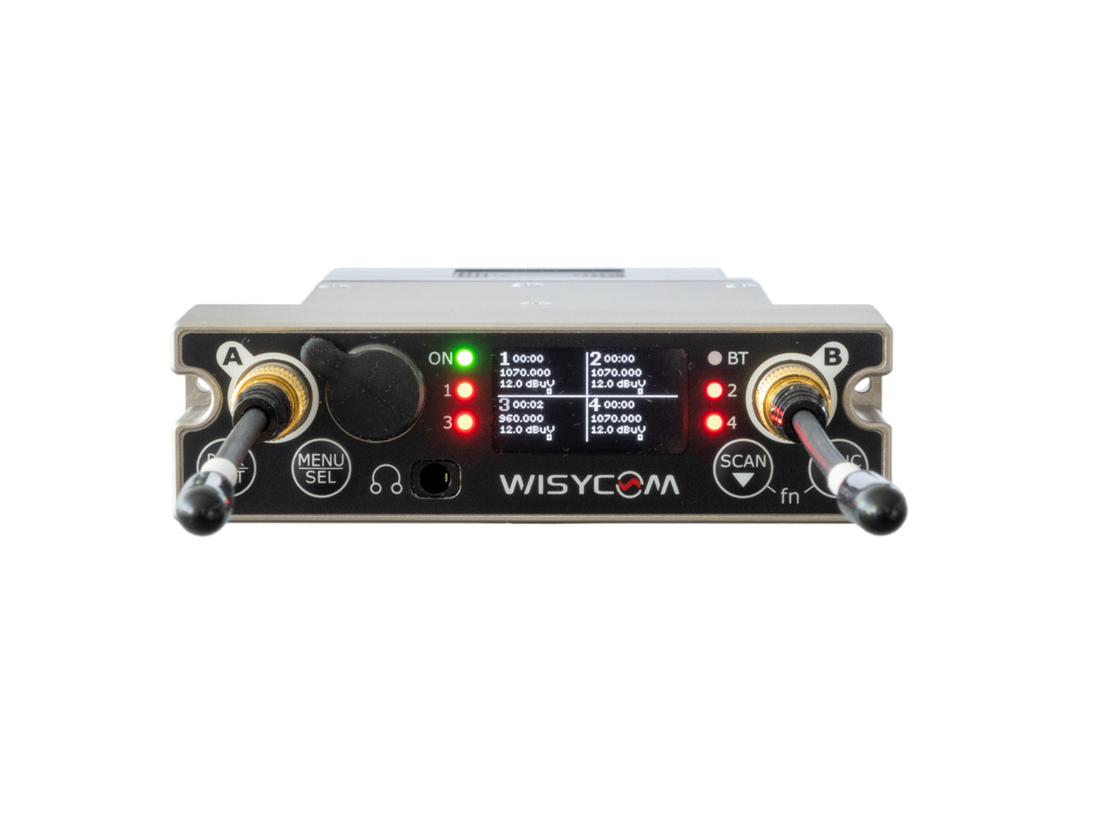 Wisycom MCR54 Quad 4-Kanal True-Diversity Funkempfänger