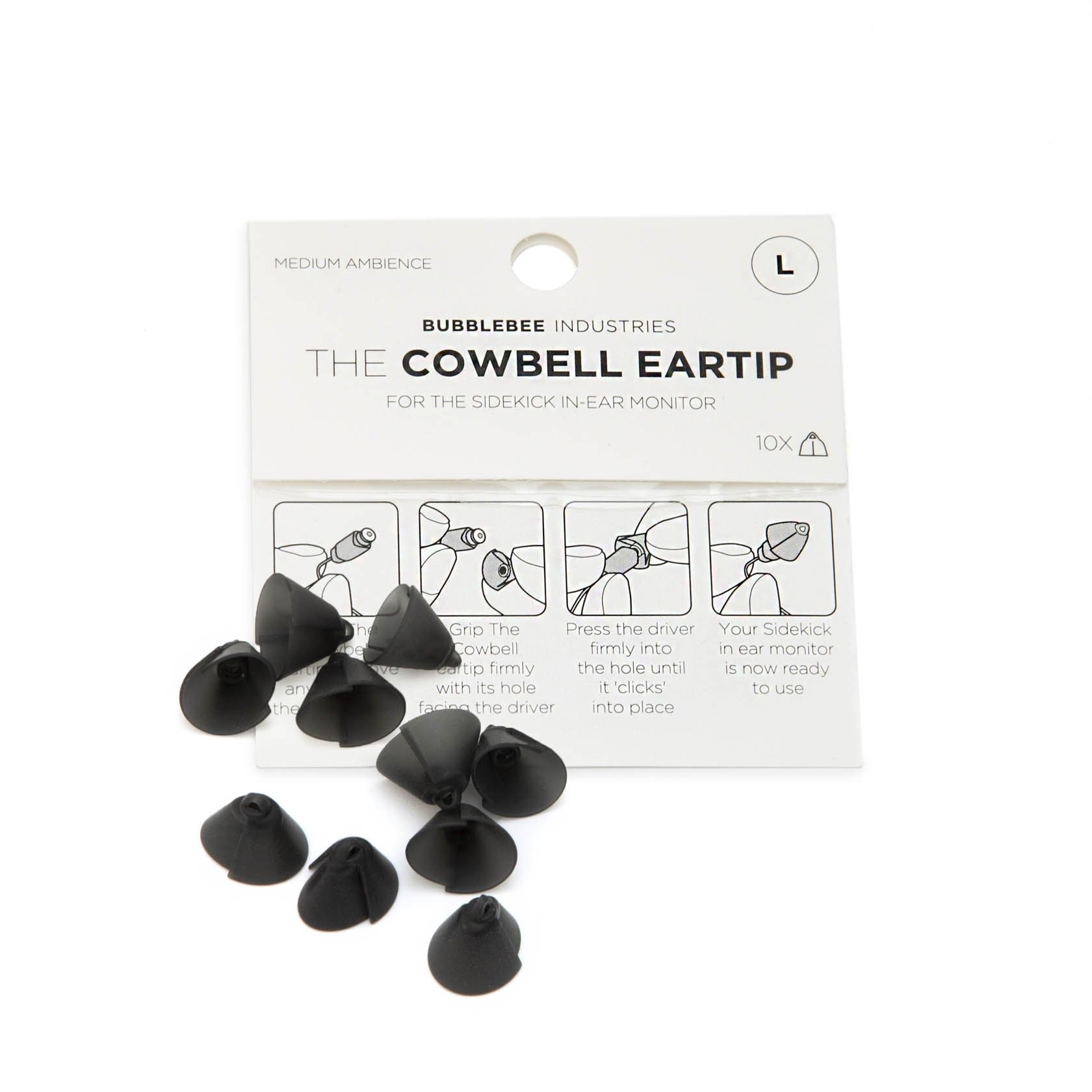 Bubblebee Industries The Cowbell Eartip (10 Stk), Sidekick Zubehör