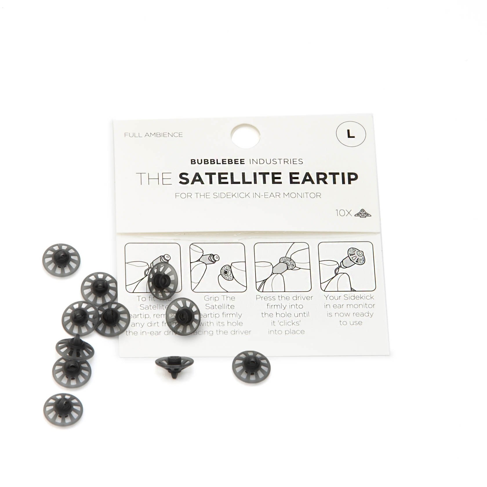 Bubblebee Industries The Satellite Eartip (10 Stk), Sidekick Zubehör