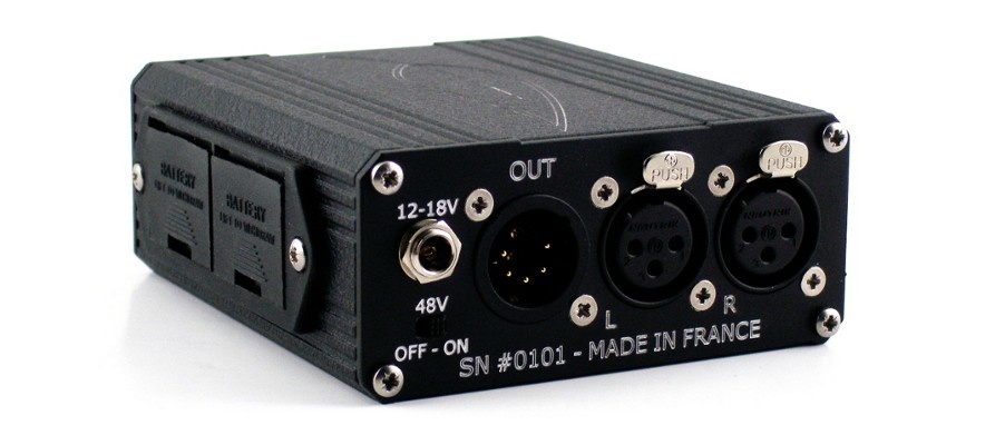 Audioroot Femto - Batteriebetriebener Stereo Mikrofon-Vorverstärker
