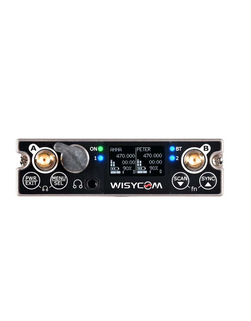 Wisycom MCR54 Dual 2-Kanal True-Diversity Funkempfänger