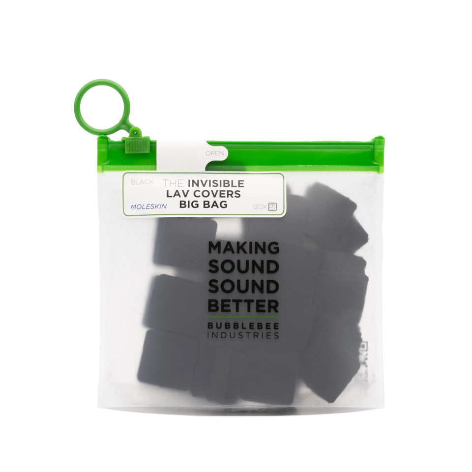 Bubblebee Industries Invisible Lav Covers - Big Bag - Moleskin