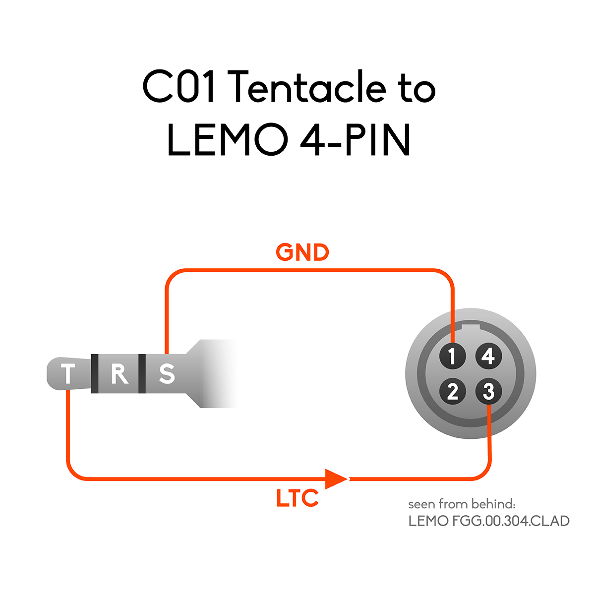 Tentacle Sync Tentacle zu RED 4-Pin Adapterkabel