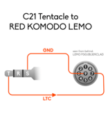 Tentacle Sync Tentacle zu RED 9-Pin Adapterkabel