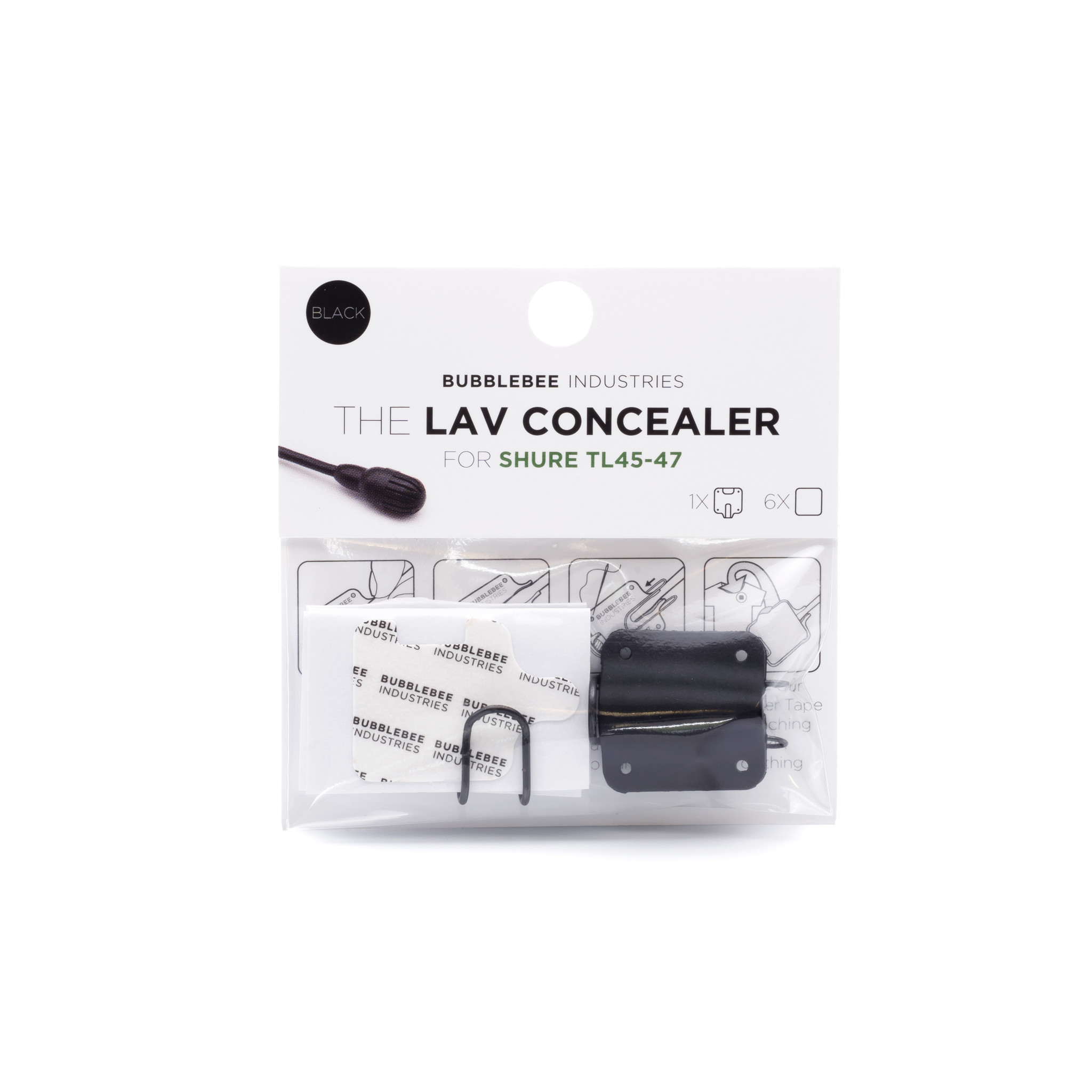Bubblebee Industries The Lav Concealer for Shure Twinplex TL45-47
