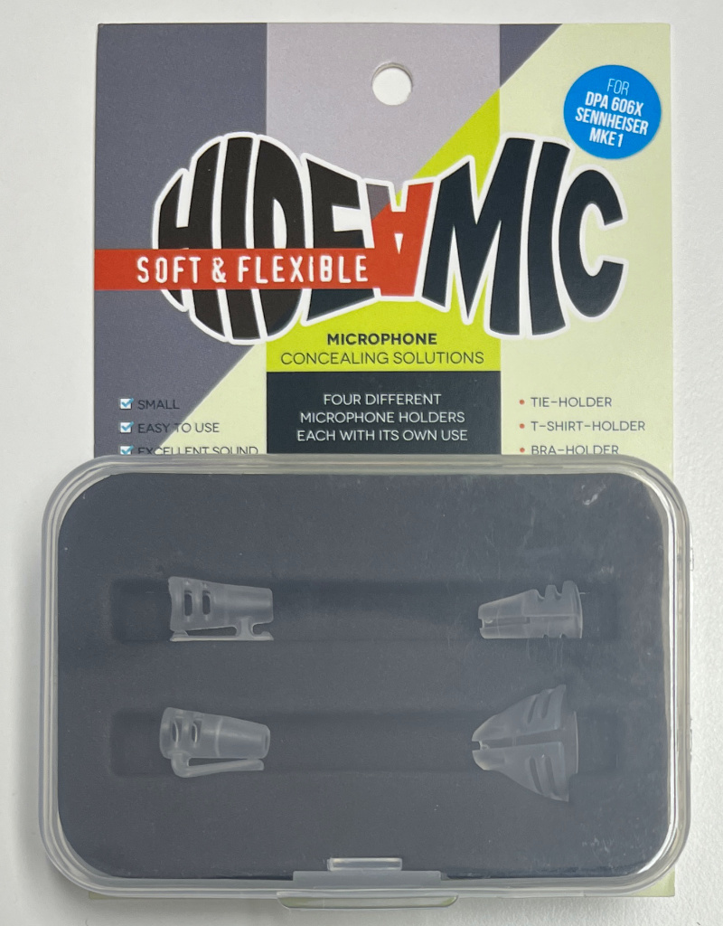 Hide-a-mic 4er-Set - Soft&Flexible Einbauhilfe für DPA 6060/6061 und Sennheiser MKE 1