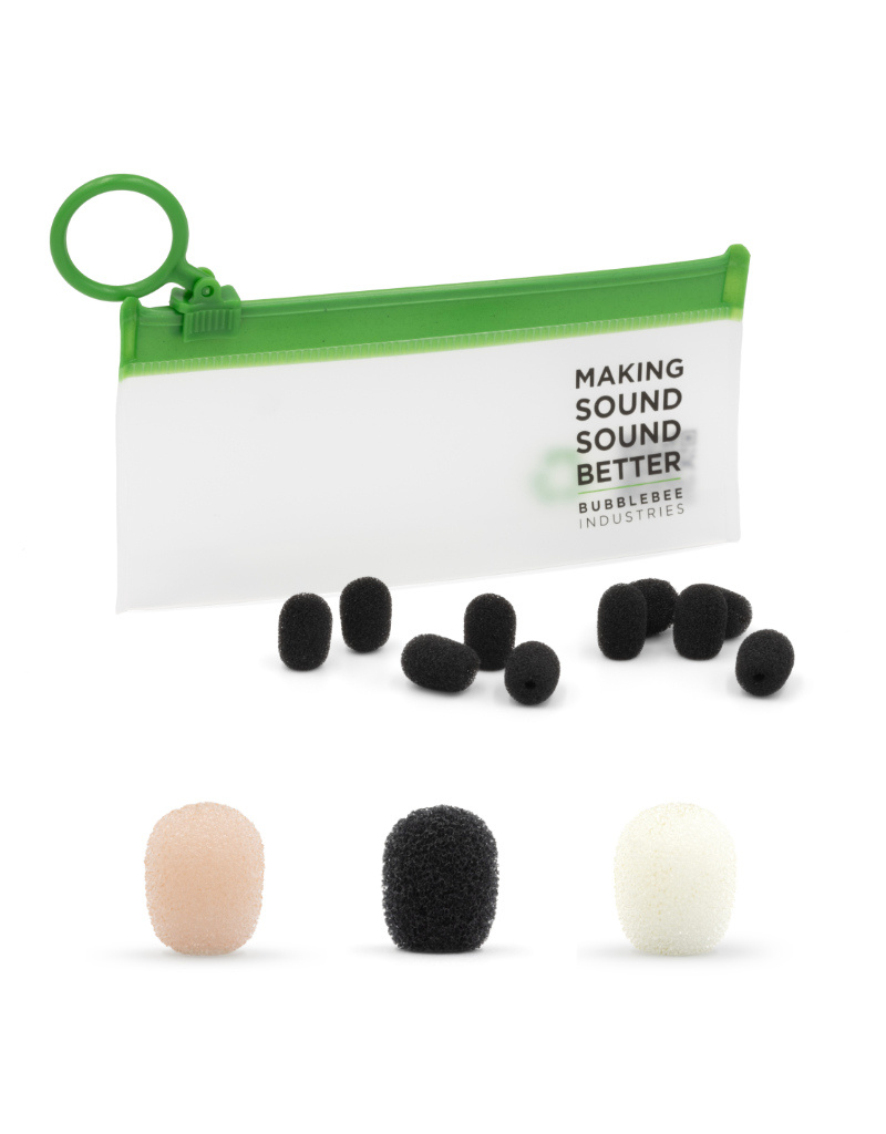 Bubblebee Industries Bubblebee Industries The Microphone Foam für Lavalier Mics - Small - 10-Pack