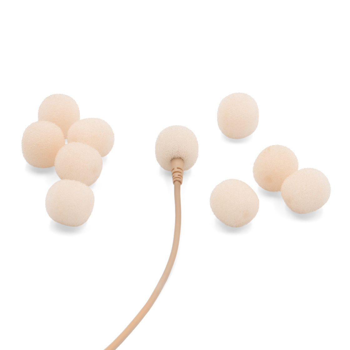 Bubblebee Industries The Microphone Foam für Lavalier Mics - Small - 10-Pack