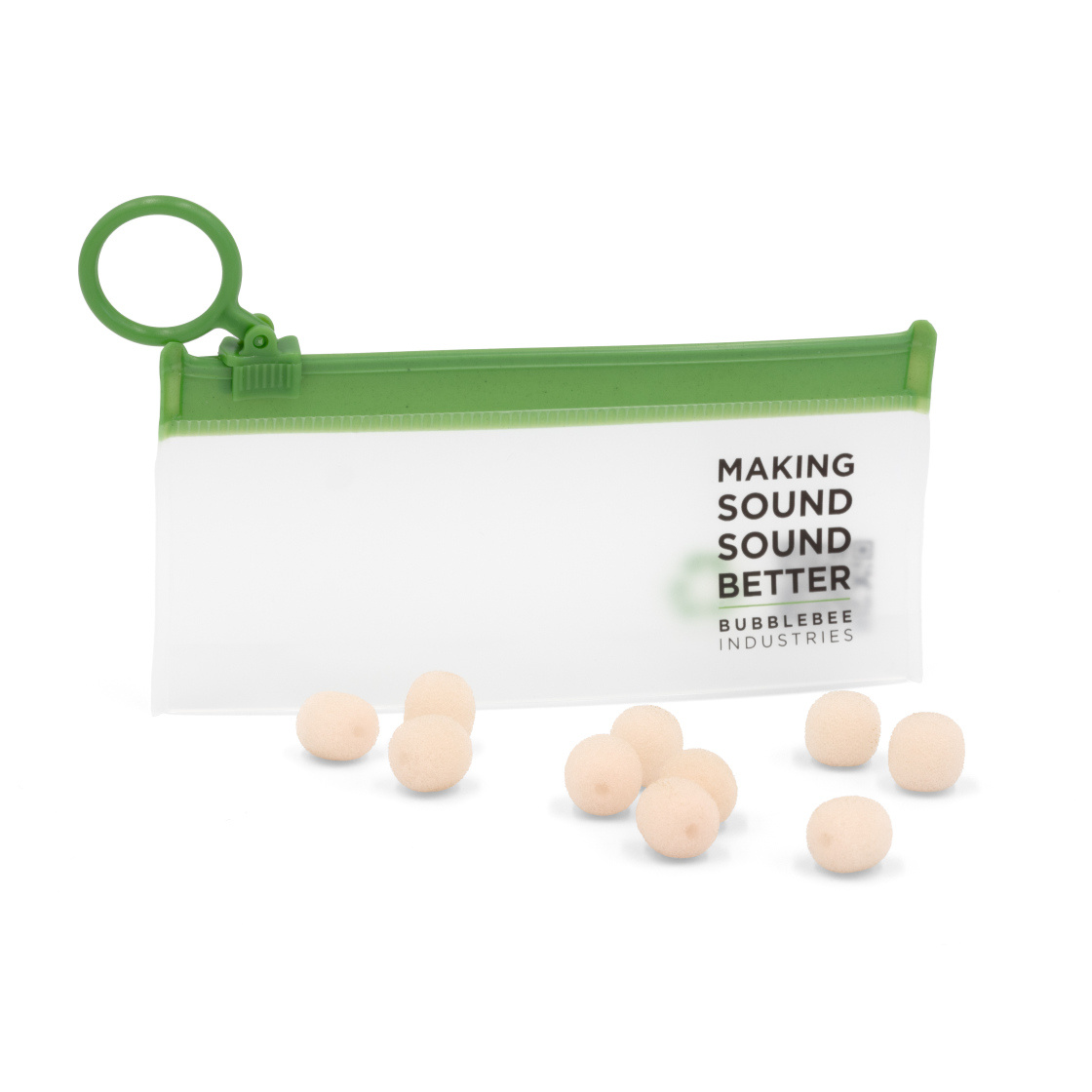 Bubblebee Industries The Microphone Foam für Lavalier Mics - Small - 10-Pack