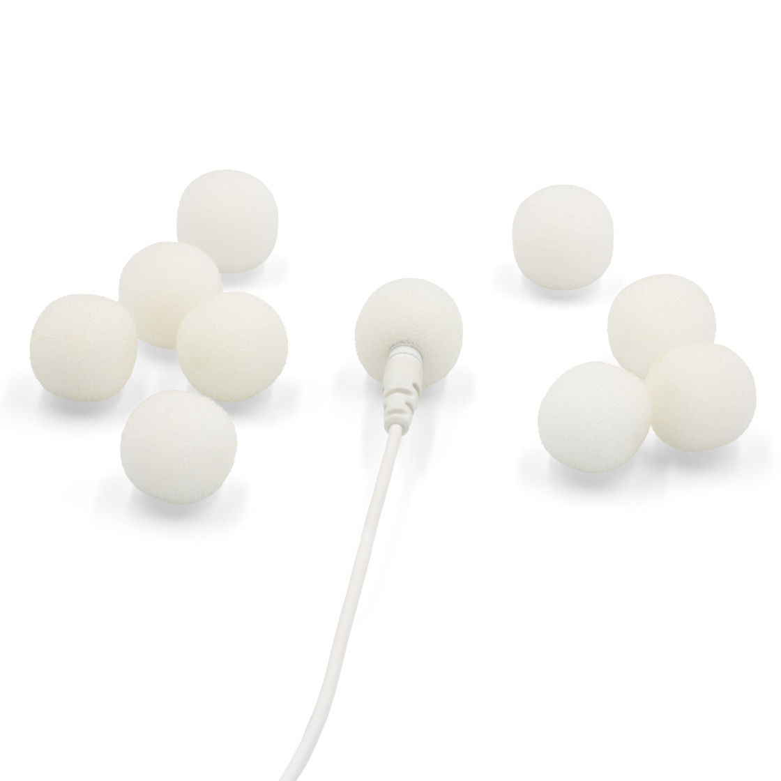Bubblebee Industries The Microphone Foam für Lavalier Mics - Medium - 10-Pack