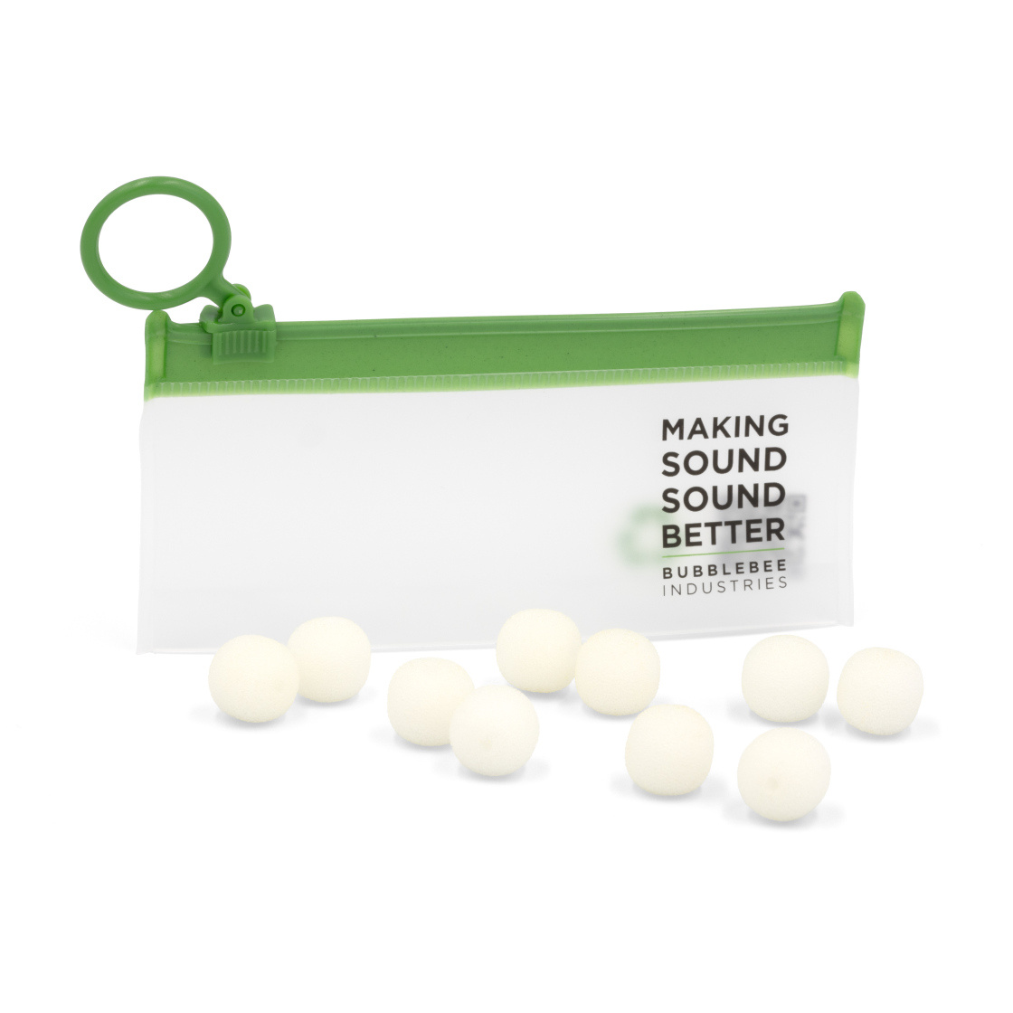 Bubblebee Industries The Microphone Foam für Lavalier Mics - Medium - 10-Pack