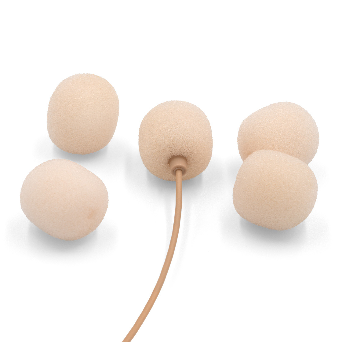 Bubblebee Industries The Microphone Foam für Lavalier Mics - Large - 5-Pack