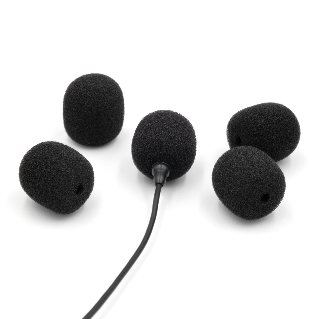 Bubblebee Industries The Microphone Foam für Lavalier Mics - Large - 5-Pack
