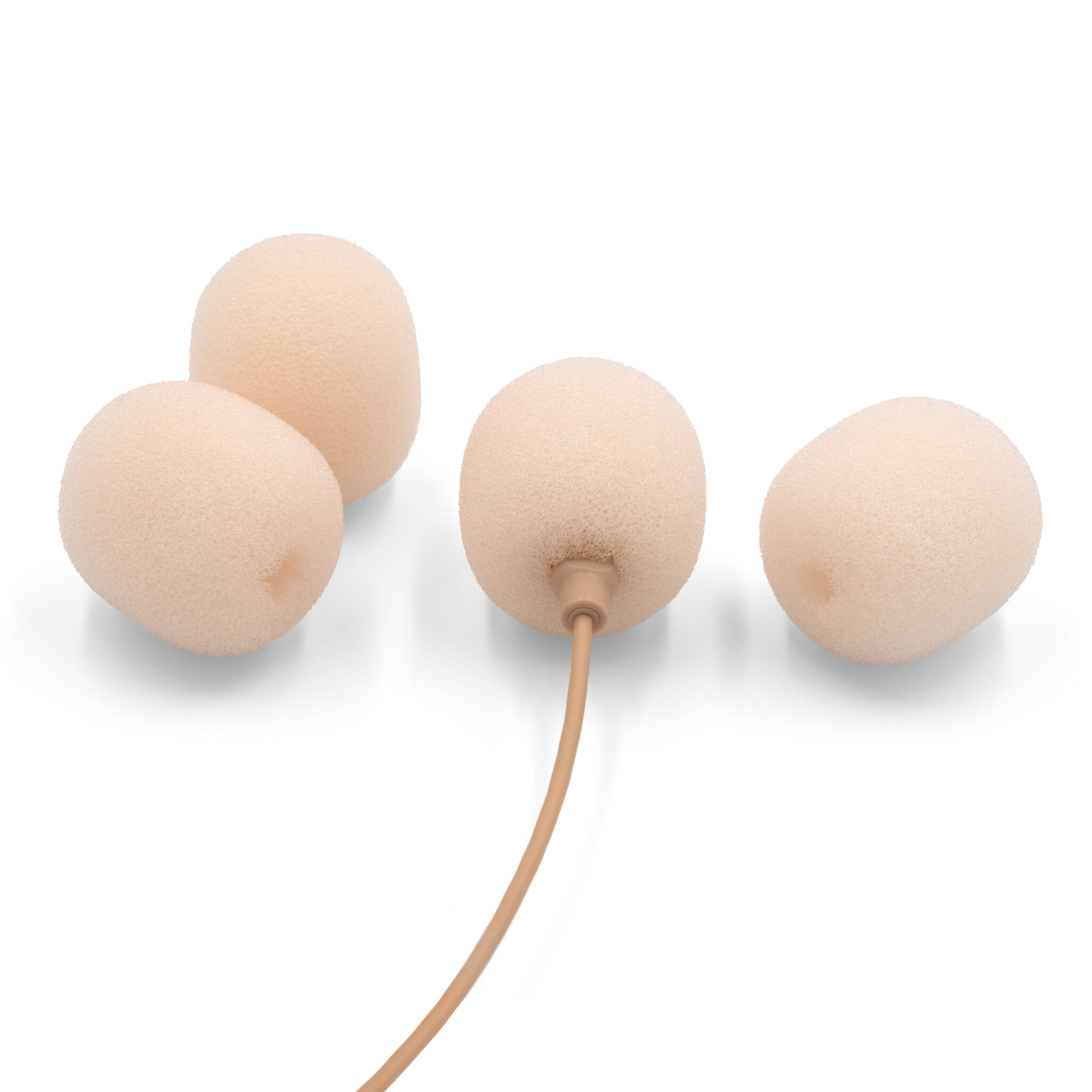 Bubblebee Industries The Microphone Foam für Lavalier Mics - XL - 4-Pack