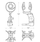 Radius Windshields Radius Windshields RAD-1 Shock-Mount, Interior Boom