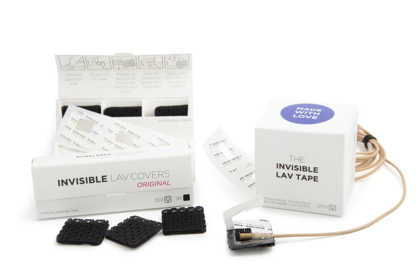 Bubblebee Industries Bubblebee Industries - Invisible Lav Tape