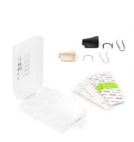 Bubblebee Industries The Mic Hiding Kit Sennheiser Me 2-II, Black & White