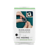Bubblebee Industries The Mic Hiding Kit Sennheiser Me 2-II, Black & White