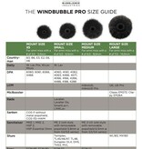 Bubblebee Industries Bubblebee Industries - The Windbubble Pro, Large Extreme, Long-Haired, schwarz (Twin Pack)