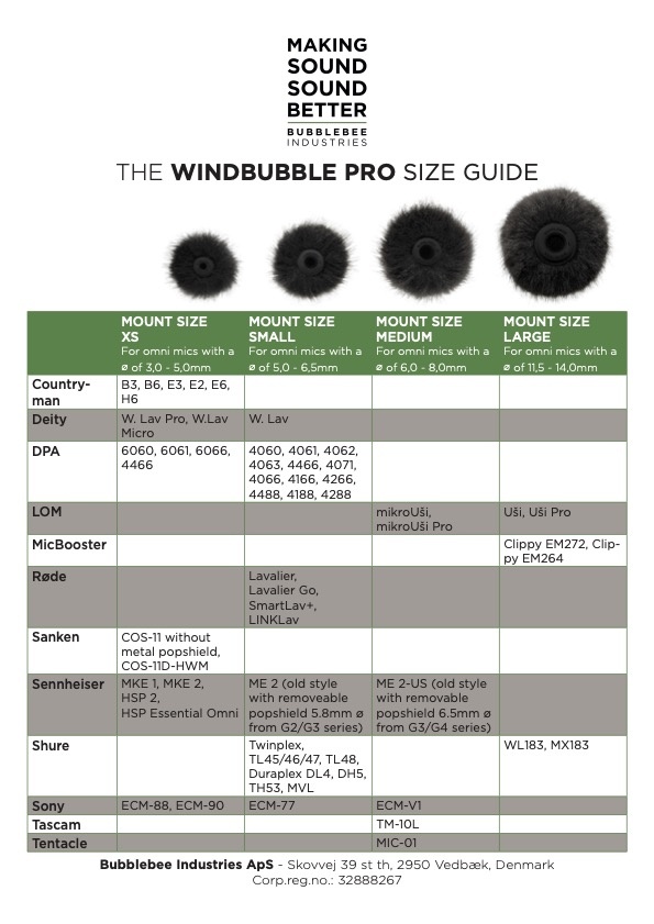 Bubblebee Industries Bubblebee Industries - The Windbubble Pro, Large Extreme, Long-Haired, schwarz (Twin Pack)