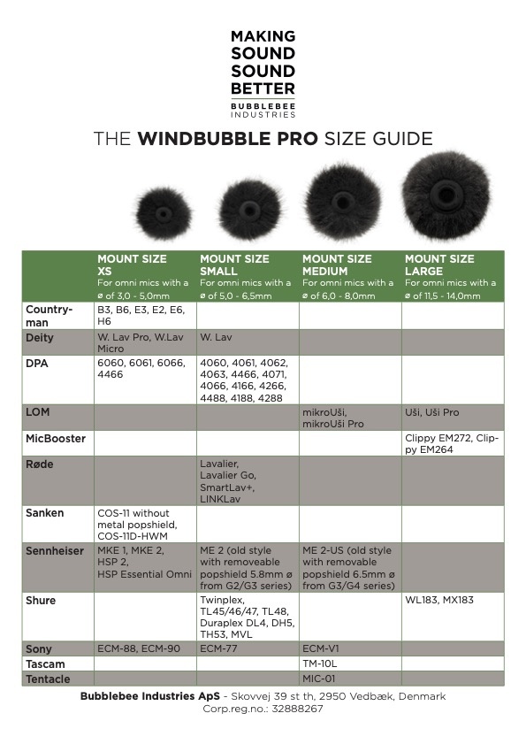 Bubblebee Industries The Windbubble Pro, Large Extreme, schwarz (Twin Pack)