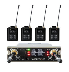 Wisycom Bundle - Wisycom MCR54 Quad Receiver + 4x MTP61 + BPA54