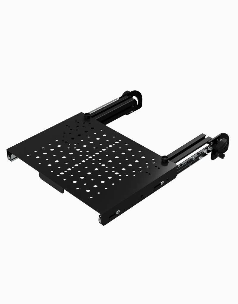 Soundcart Locking Sliding Shelf Narrow Black Edition