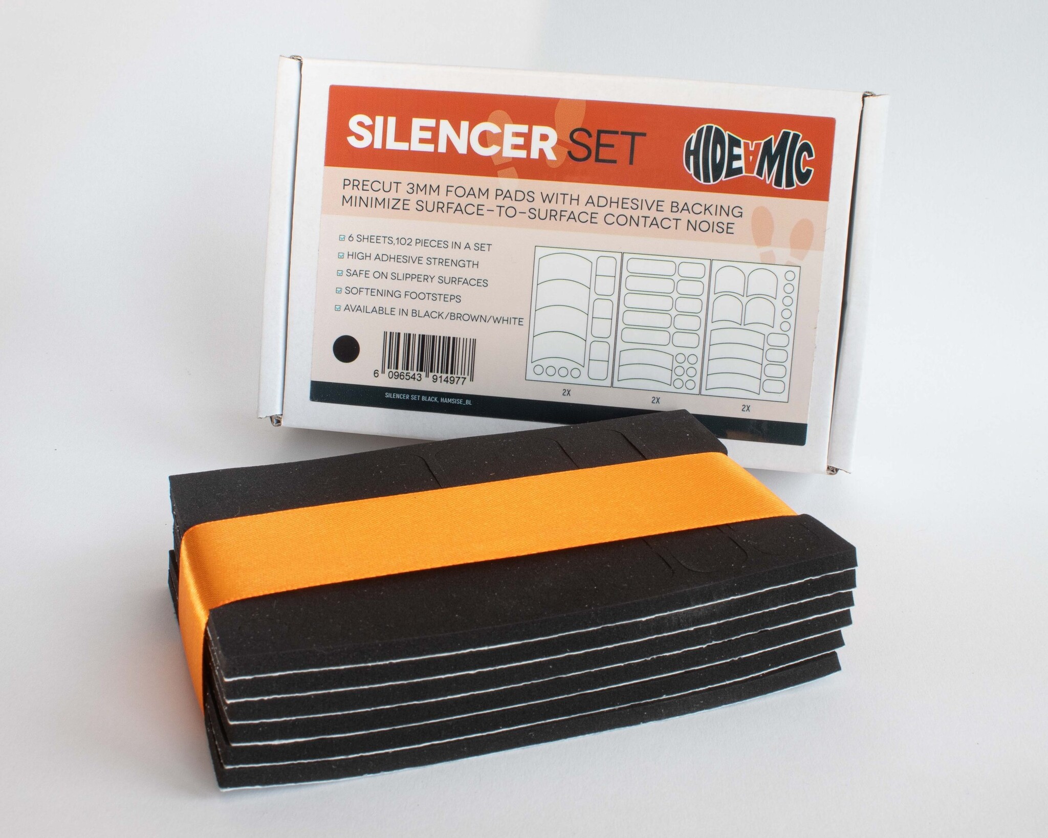 Hide-a-mic Silencer Set - Foam Pads
