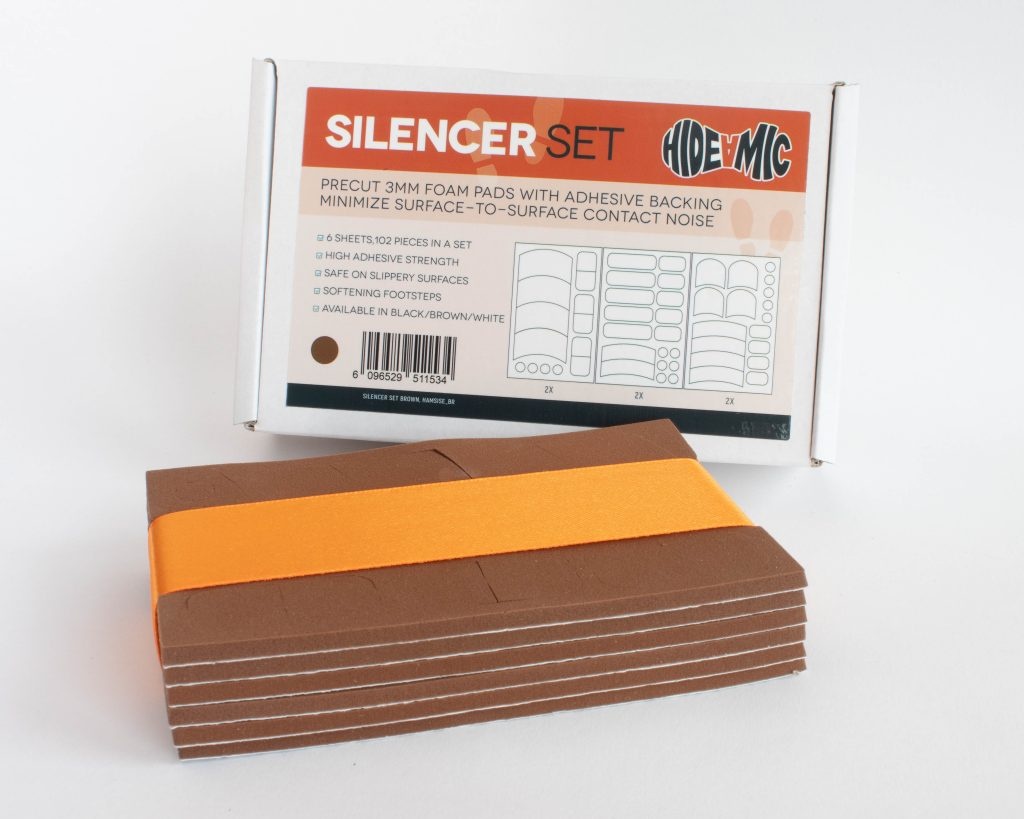 Hide-a-mic Silencer Set - Foam Pads