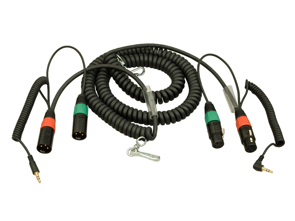 Hinterbandspiralkabel - XLR3 Version
