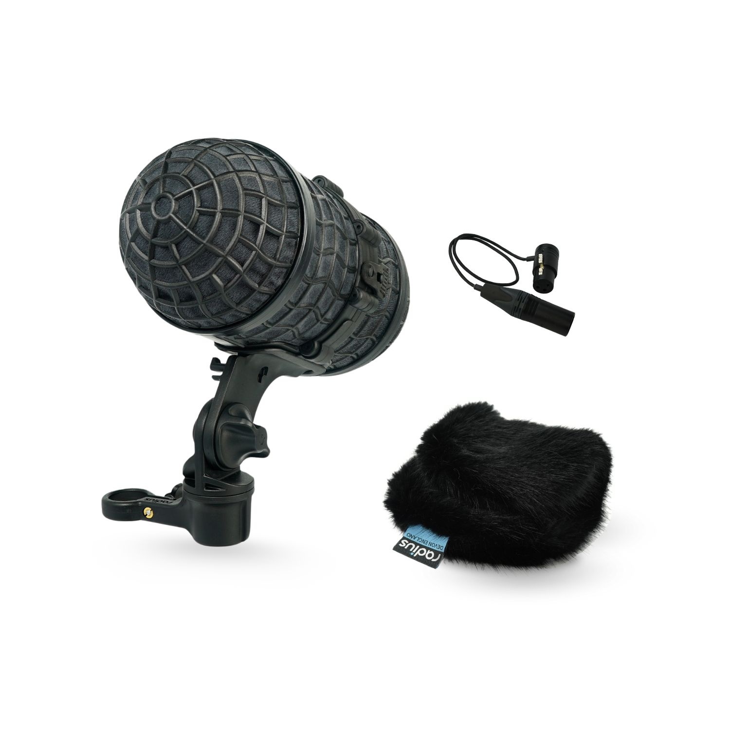 Radius Windshields Mini-ALTO Kit 115 (XS) mit RAD-2, XLR Shorty, Fell