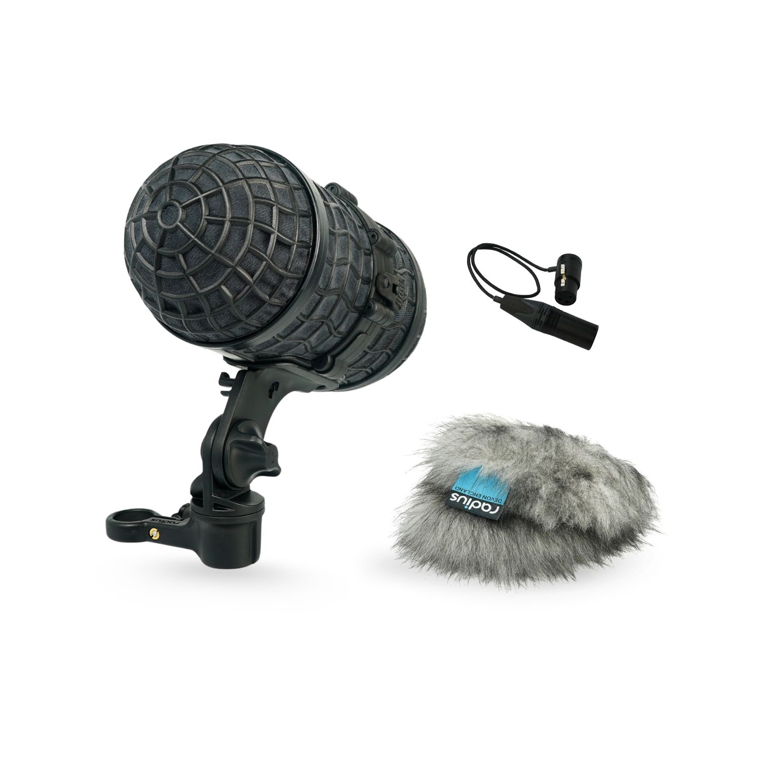 Radius Windshields Mini-ALTO Kit 115 (XS) mit RAD-2, XLR Shorty, Fell