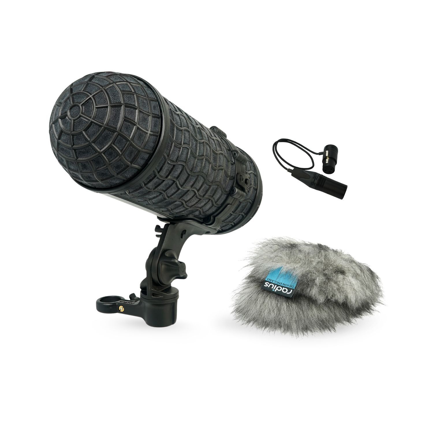 Radius Windshields Mini-ALTO Kit 180 (S) mit RAD-2, XLR Shorty, Fell