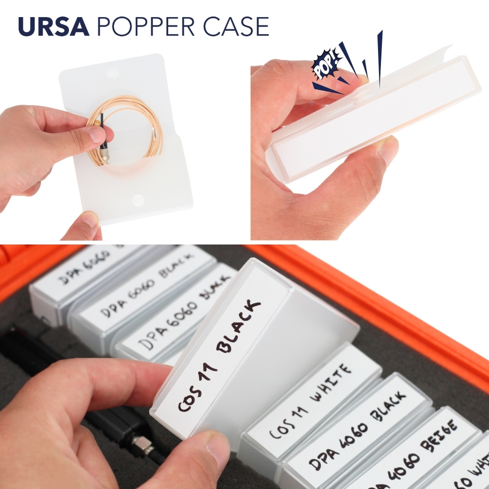URSA Popper Case für Lavalier-Mikrofone und Zubehör