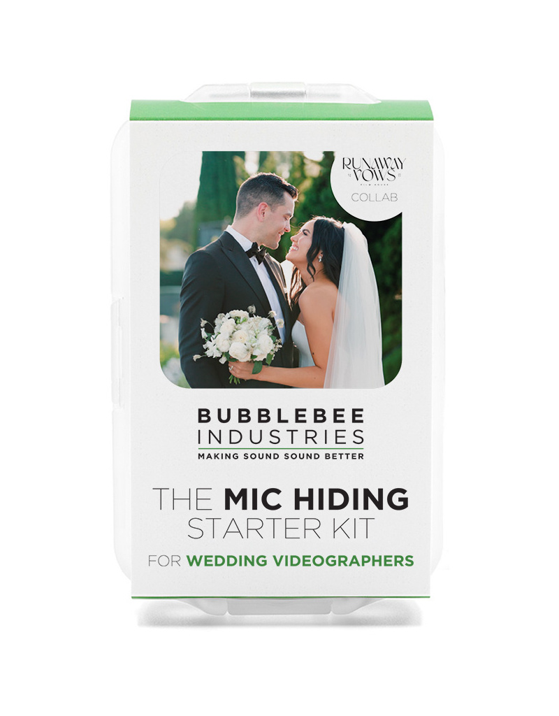 Bubblebee Industries The Mic Hiding Starter Kit for Wedding Videographers