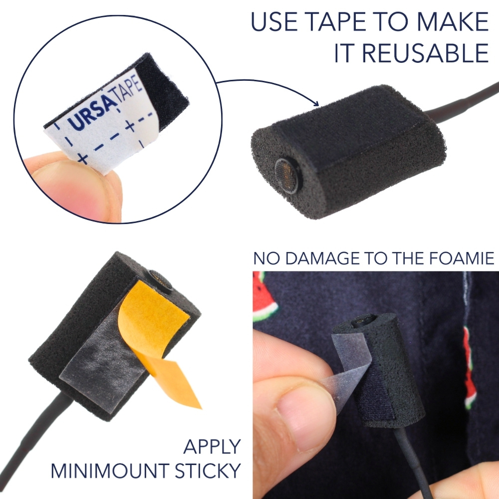 URSA Foamies - Soft Foam Mounts für Lavalier - Mikrofone