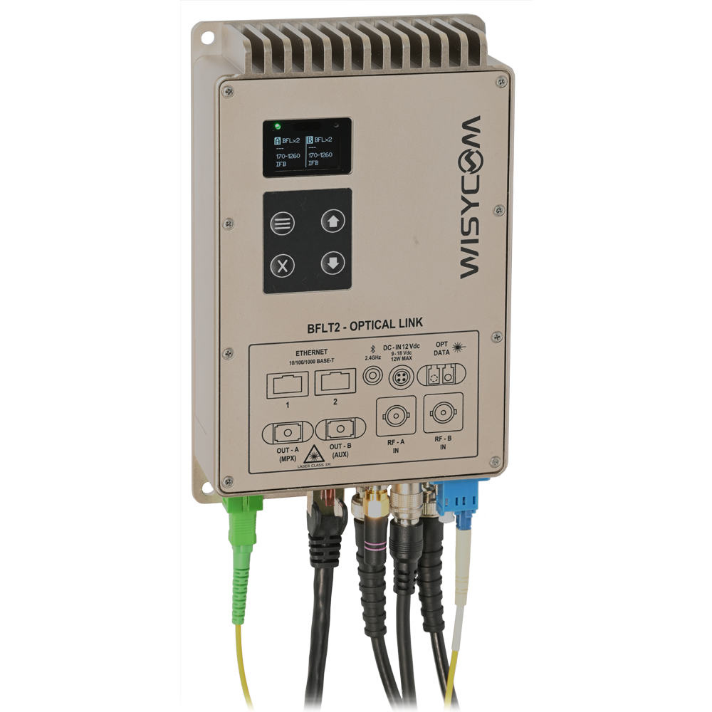 Wisycom BFL-R2 / BFL-T2 2-Kanal RF over Fiber Modul